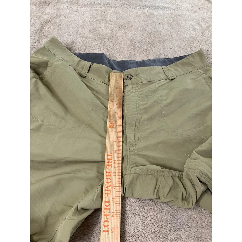 Cabelas Convertible Hiking Cargo Pants Men's 38x30 Green Zip Off Shorts GOOD